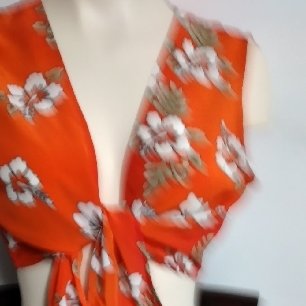 Orange Hawaiian set